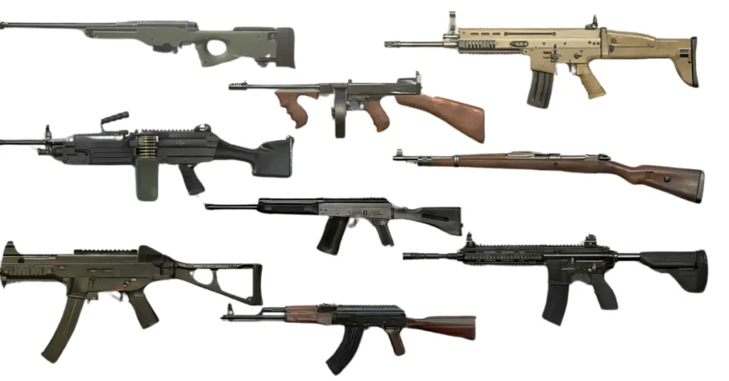 BGMI Gun Damage List 2025