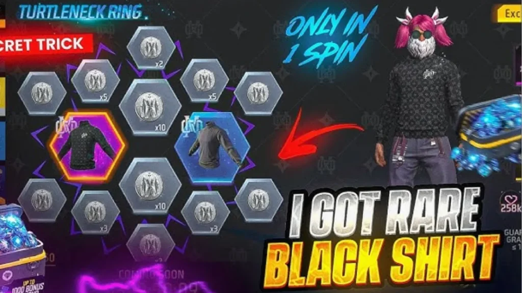 Free Fire Turtle Neck Ring Event