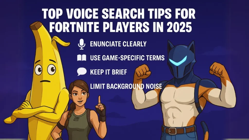 Top Voice Search Tips for Fortnite