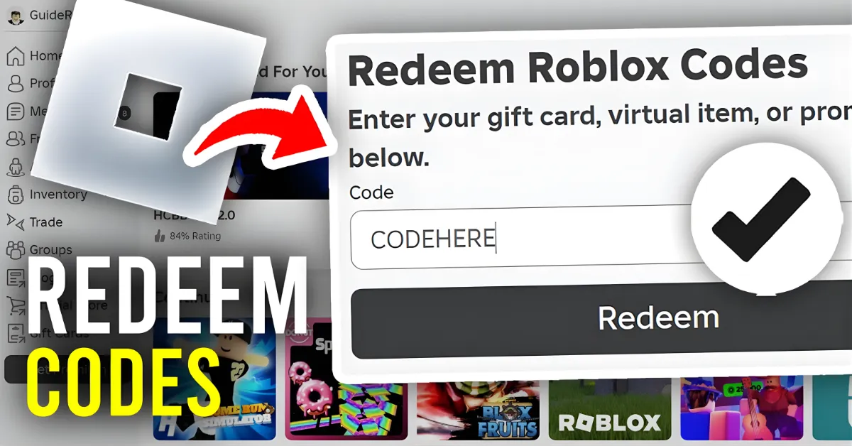 Redeem Code Roblox Guide 2026