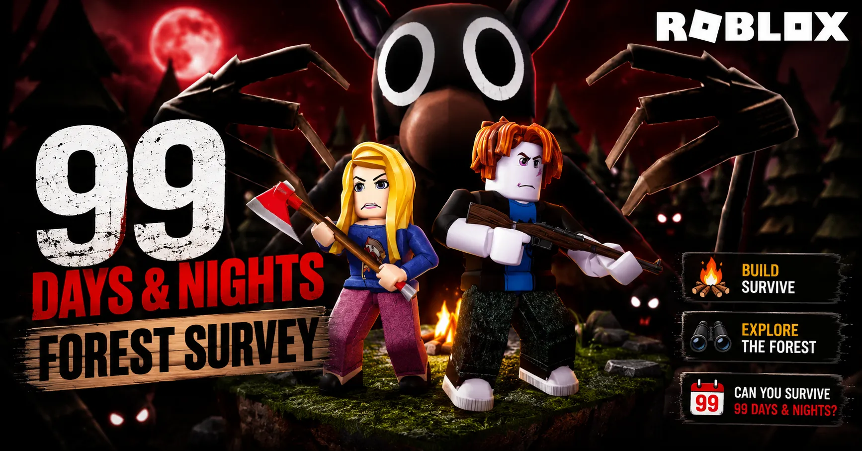 99 Days & Nights Forest Survey Roblox