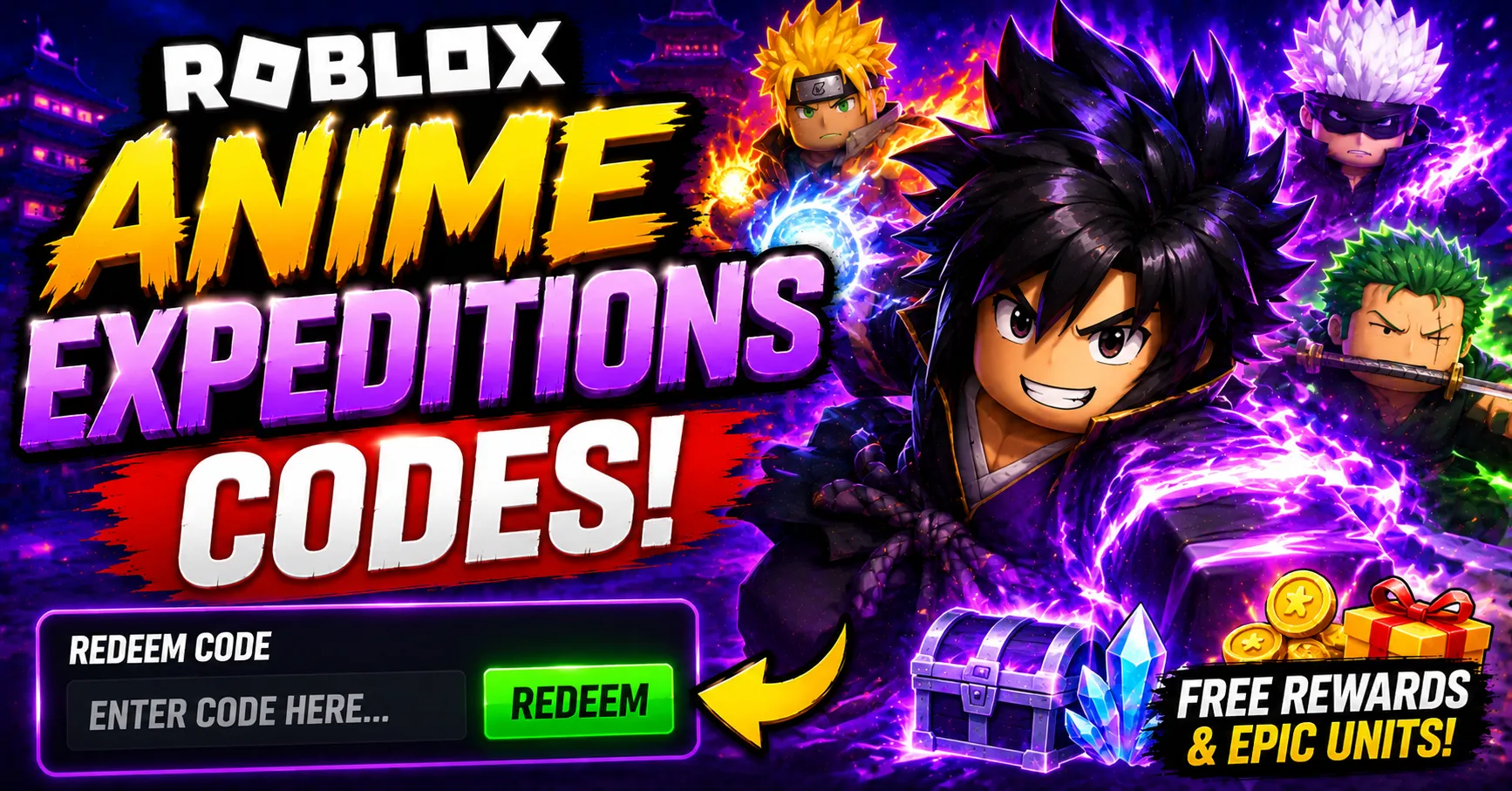 Anime Expeditions Roblox Codes