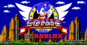 Classic Sonic Simulator Roblox