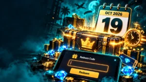 Free Fire Redeem Code Today New 19 October 2026