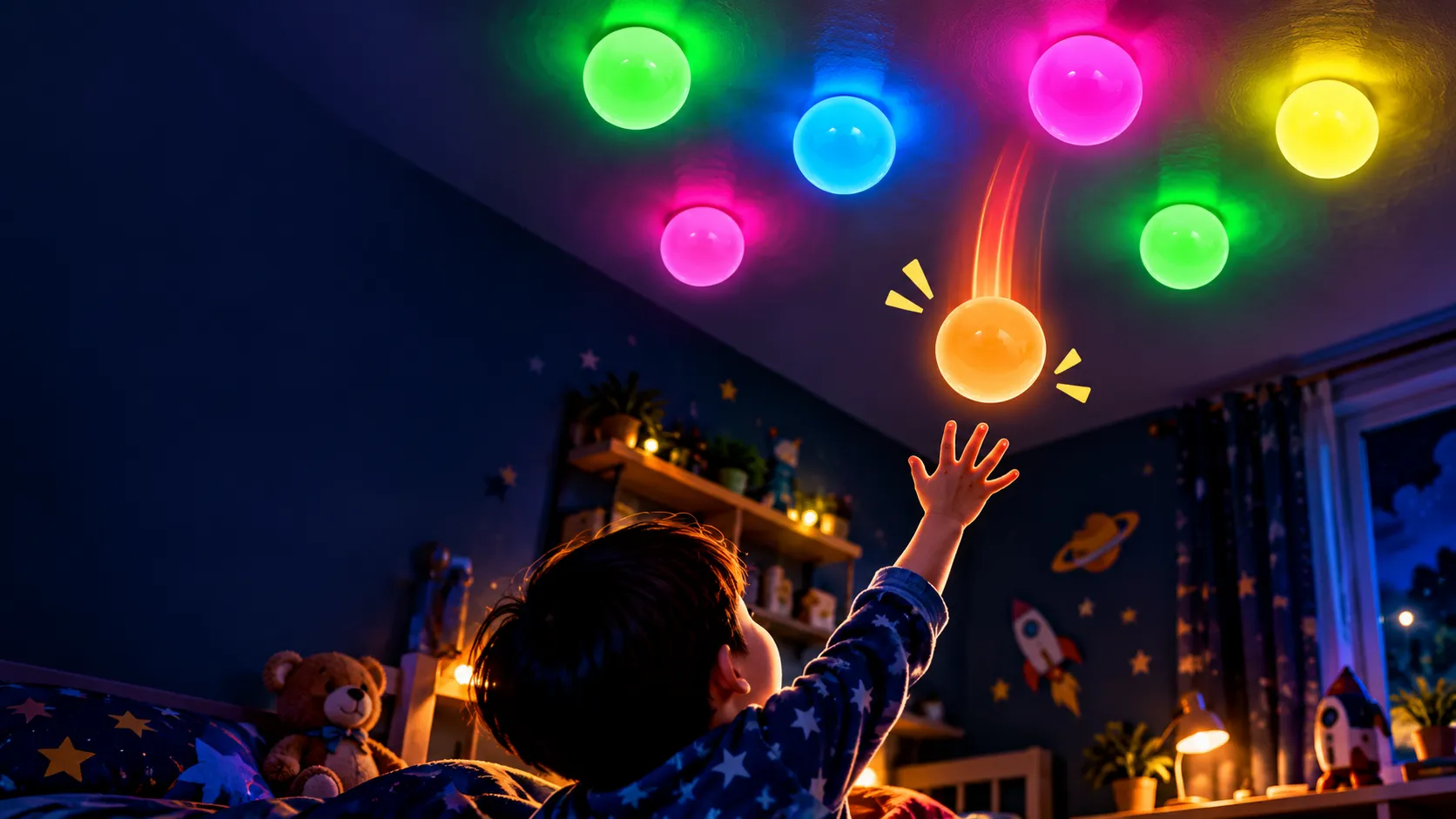 Glowing Sticky Balls
