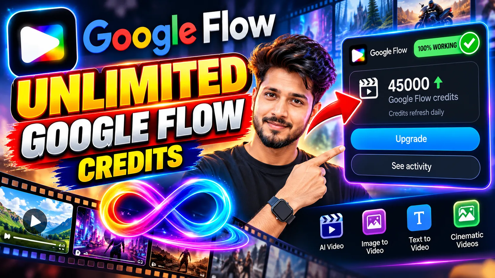 UNLIMITED GOOGLE FLOW CREDITS